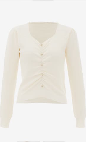 NAEMI Trui in Wit: voorkant