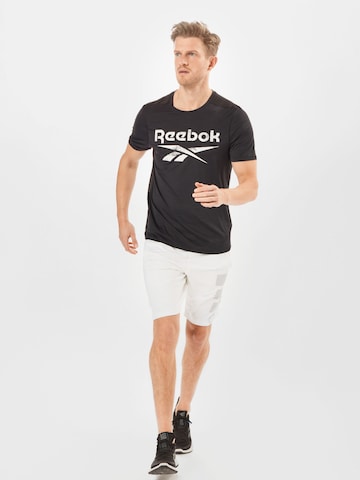 T-Shirt fonctionnel Reebok en noir