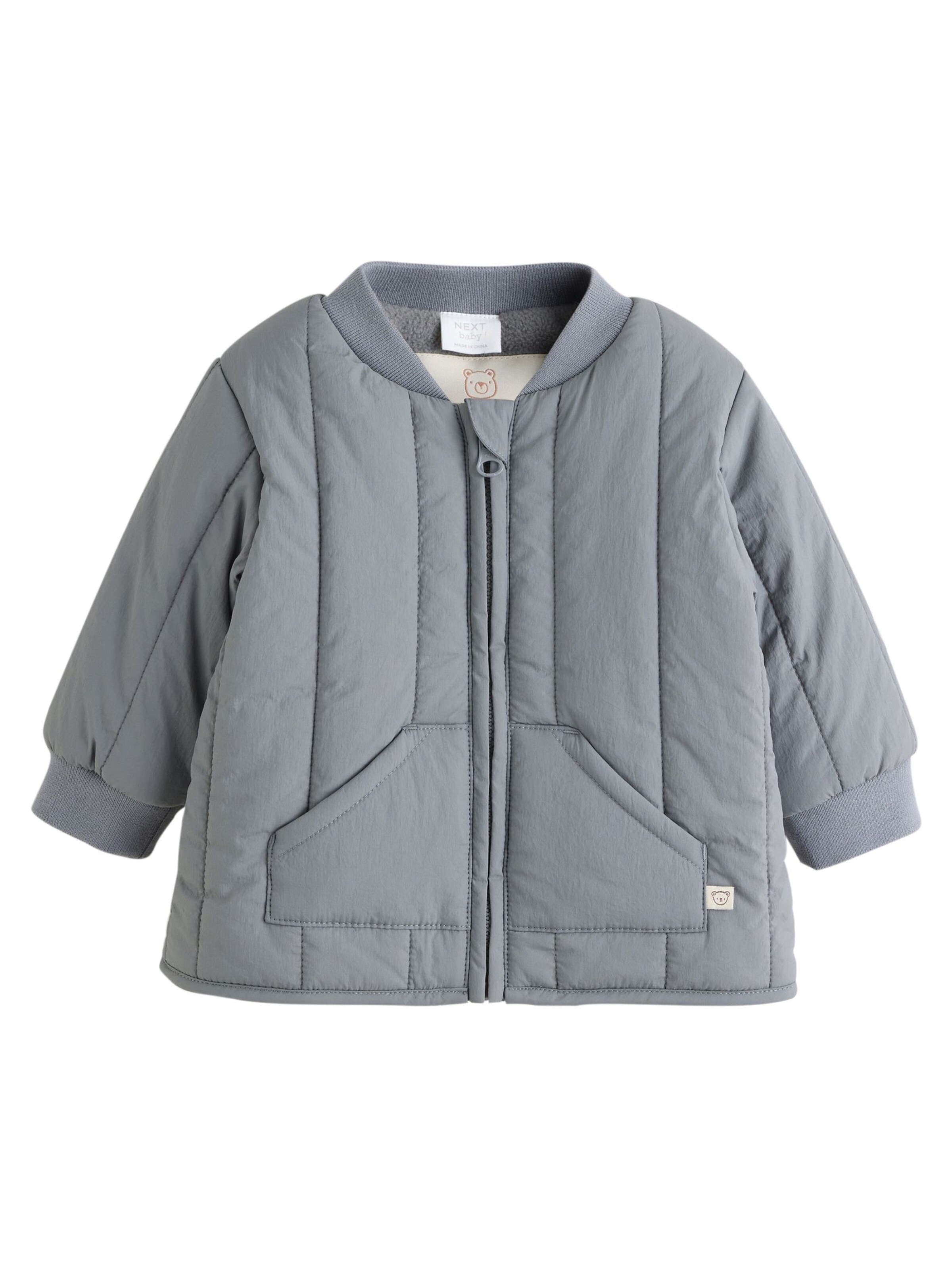 Next Kurtka przejściowa w kolorze szary: przód