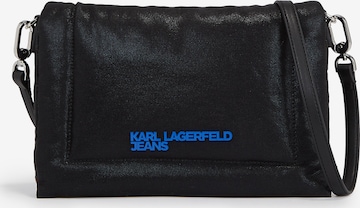 Borsa a tracolla di KARL LAGERFELD JEANS in nero: frontale