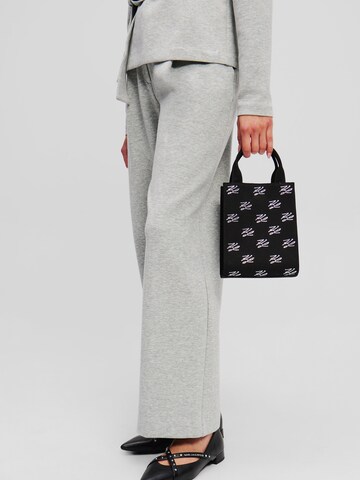 Shopper di Karl Lagerfeld in nero: frontale