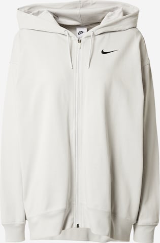 Nike Sportswear Zip-Up Hoodie in Grey: front