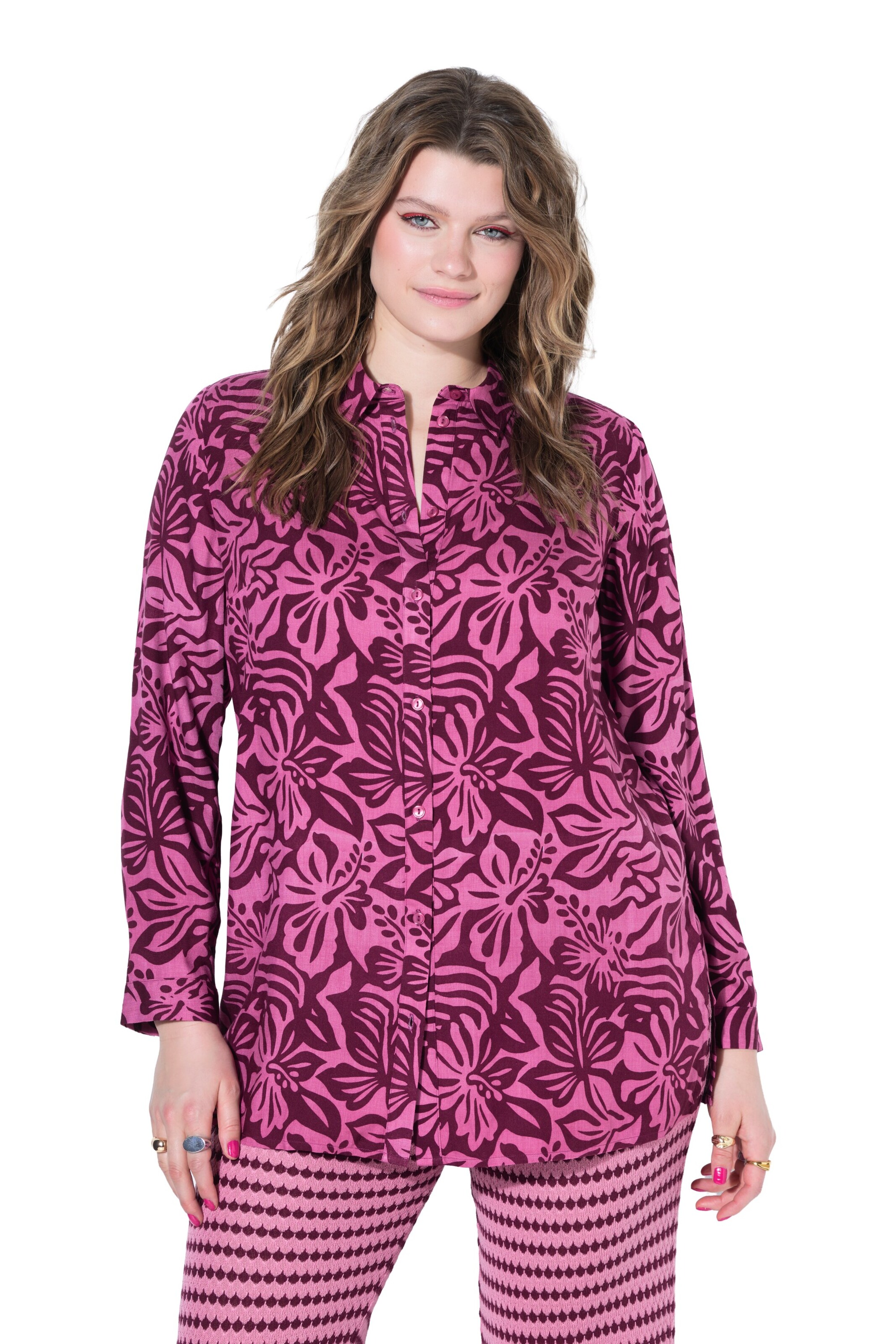 Studio Untold Bluse in Pink: Vorderseite