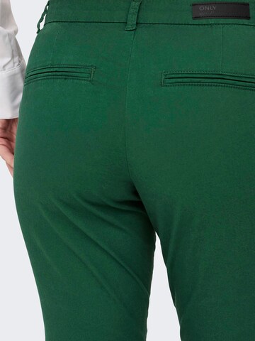 ONLY Slim fit Chino trousers 'PARIS' in Green