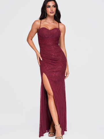 Ombre - Vestido de noche en rojo