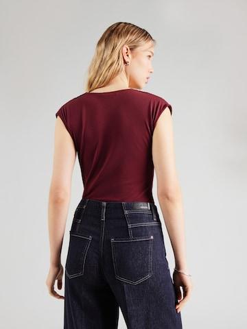 ABOUT YOU - Body camiseta 'Stina' en rojo
