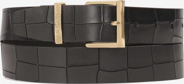 Ceinture Kazar en noir : devant