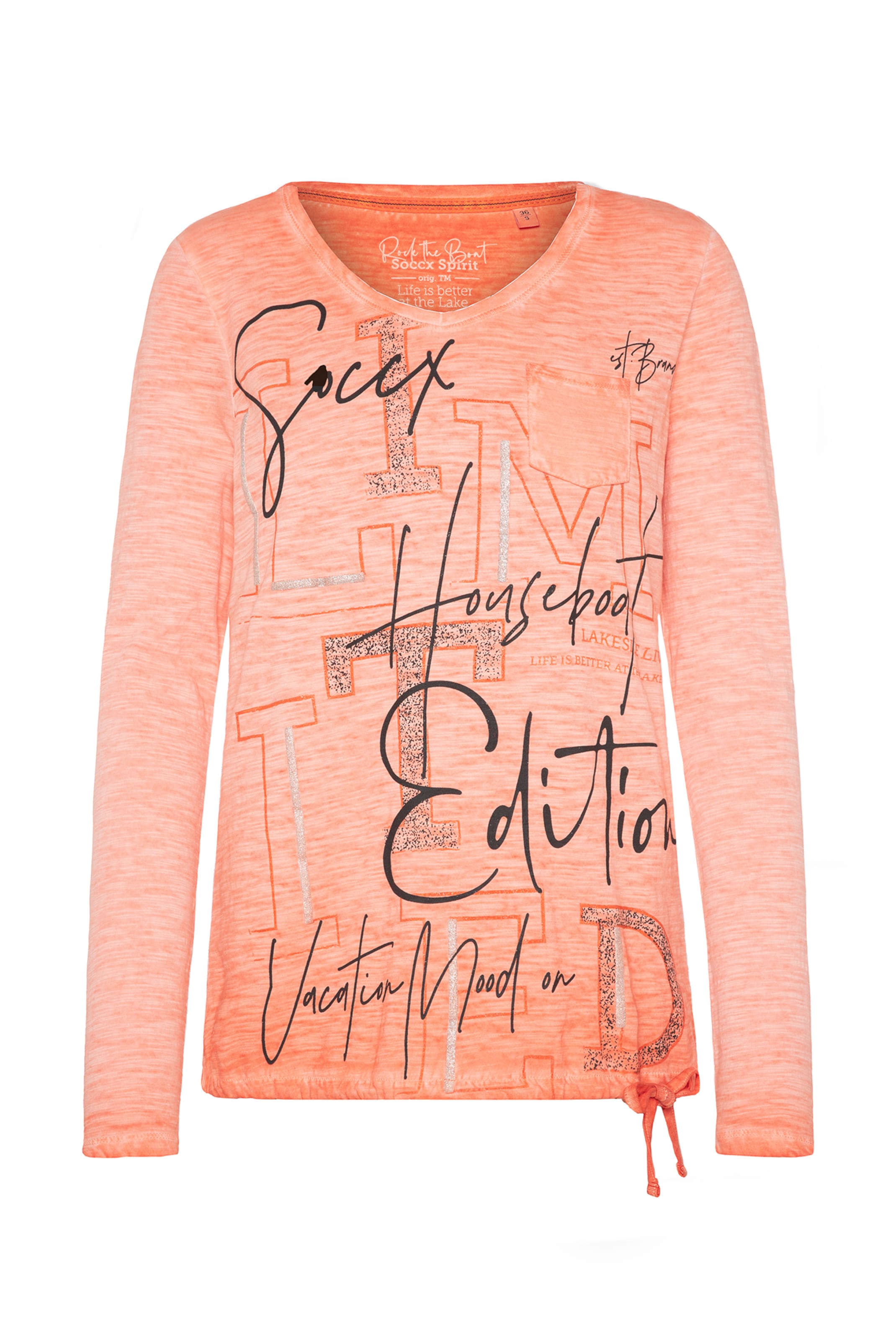 Soccx Särk 'Rock the Boat', värv oranž: eest vaates