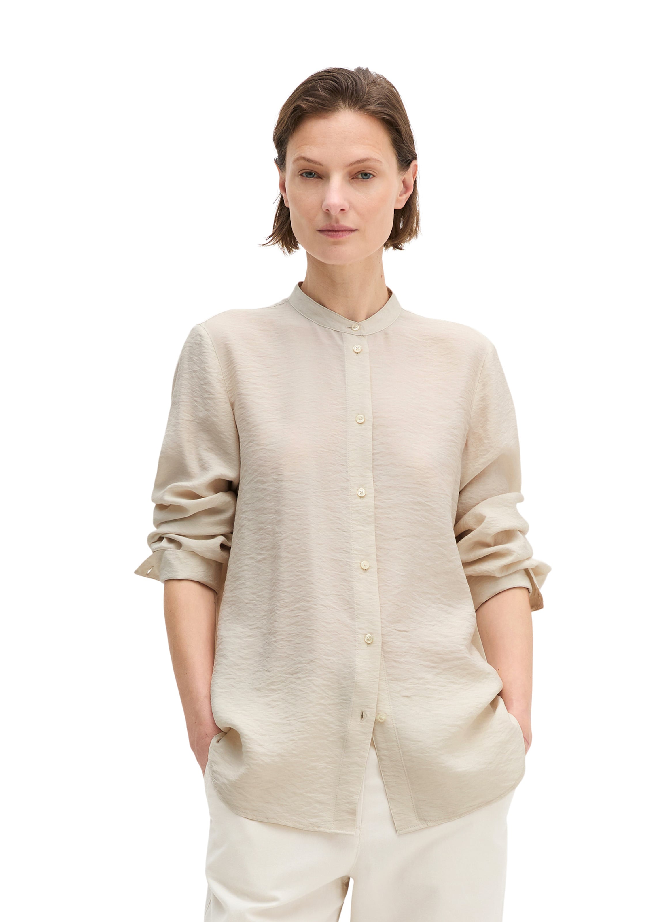 Chemisier Marc O'Polo en gris : devant