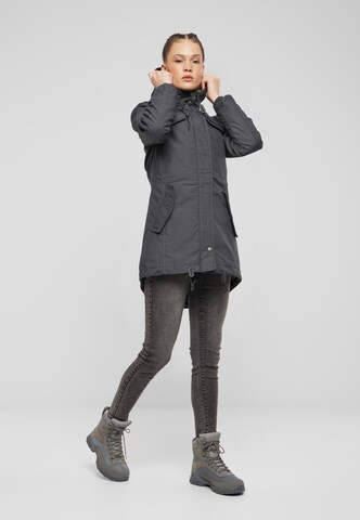 Brandit Between-Seasons Parka 'Marsh Lake' in Grey