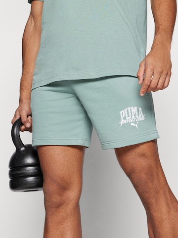 žalia PUMA Standartinis Kelnės 'Class'