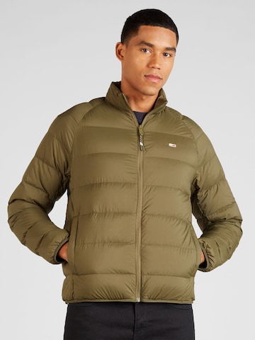 Giacca invernale 'ESSENTIAL' di Tommy Jeans in verde: frontale