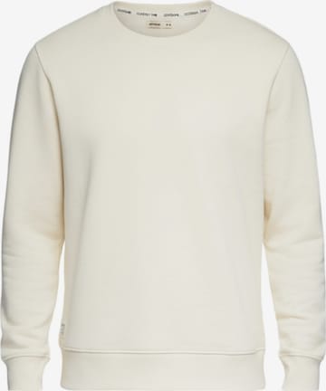 Ombre Sweatshirt in Wit: voorkant