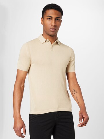 Tricou de la UNITED COLORS OF BENETTON pe bej: față
