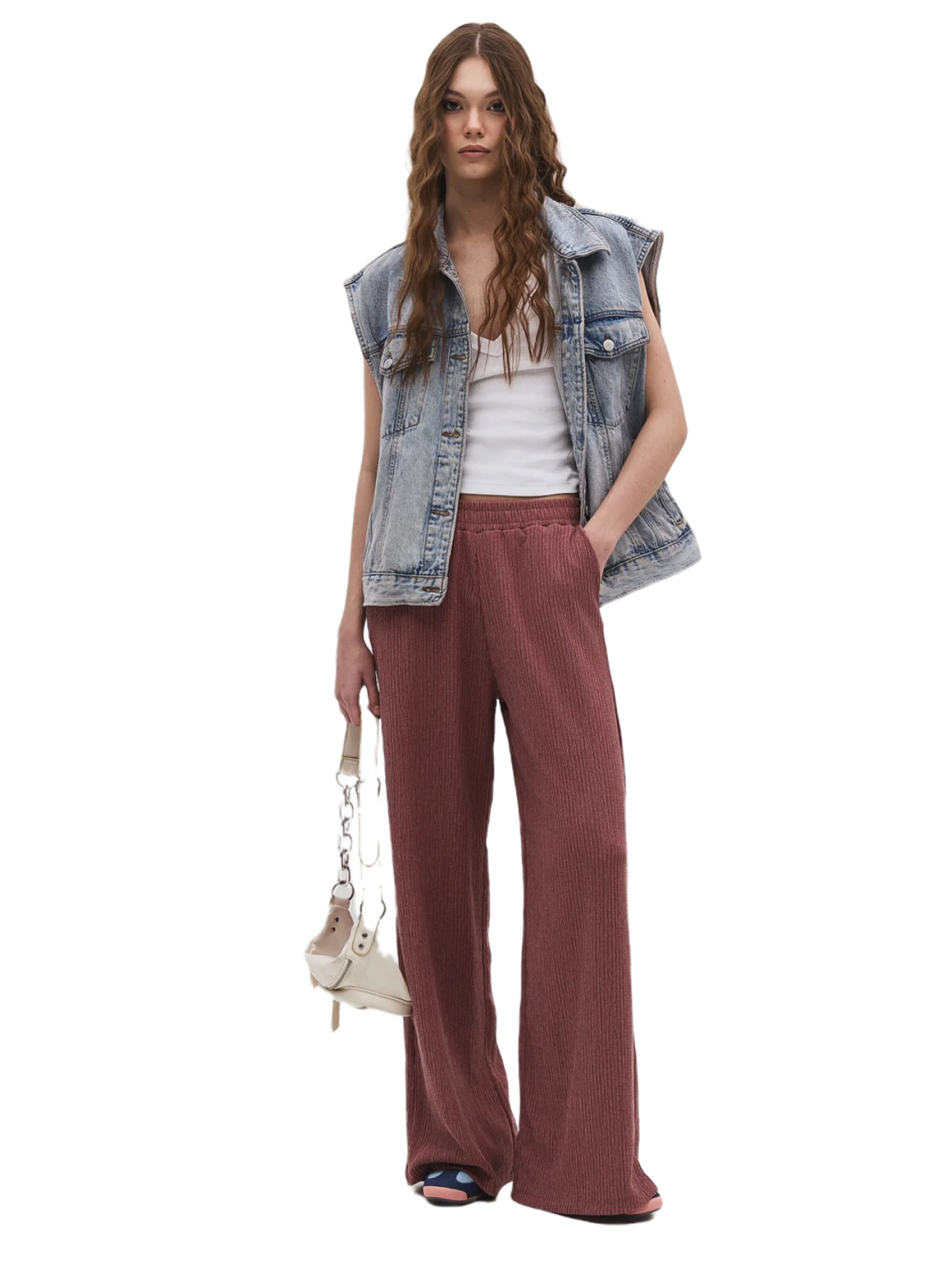 No Matter What Wide leg Pants in Pink