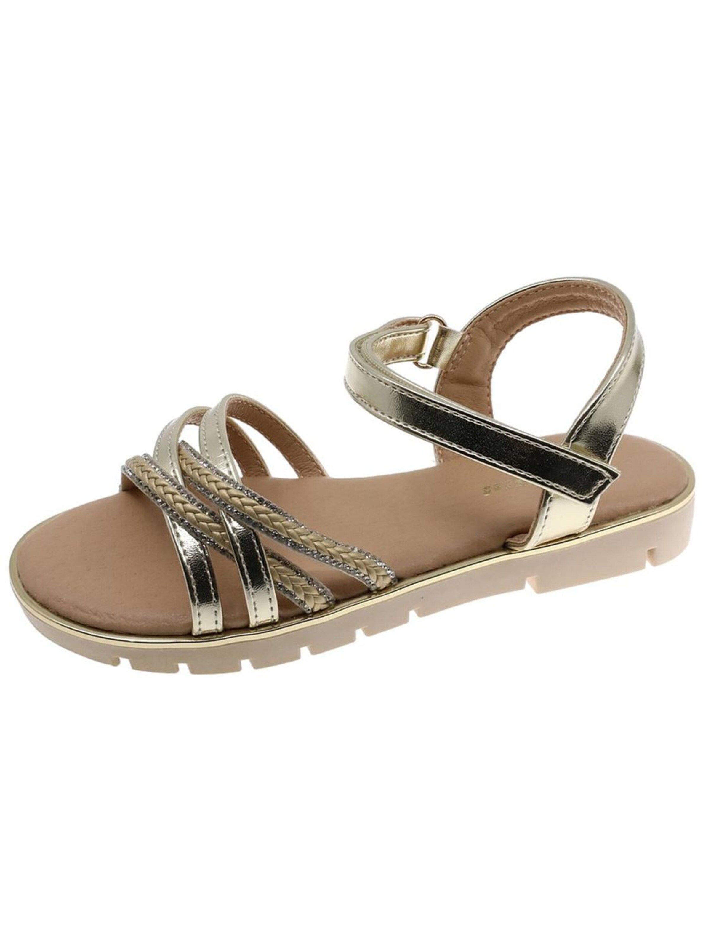 Beppi Sandaler 'Casual Sandal' i guld: forside