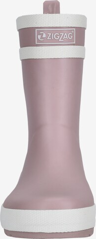 ZigZag Rubber Boots in Pink