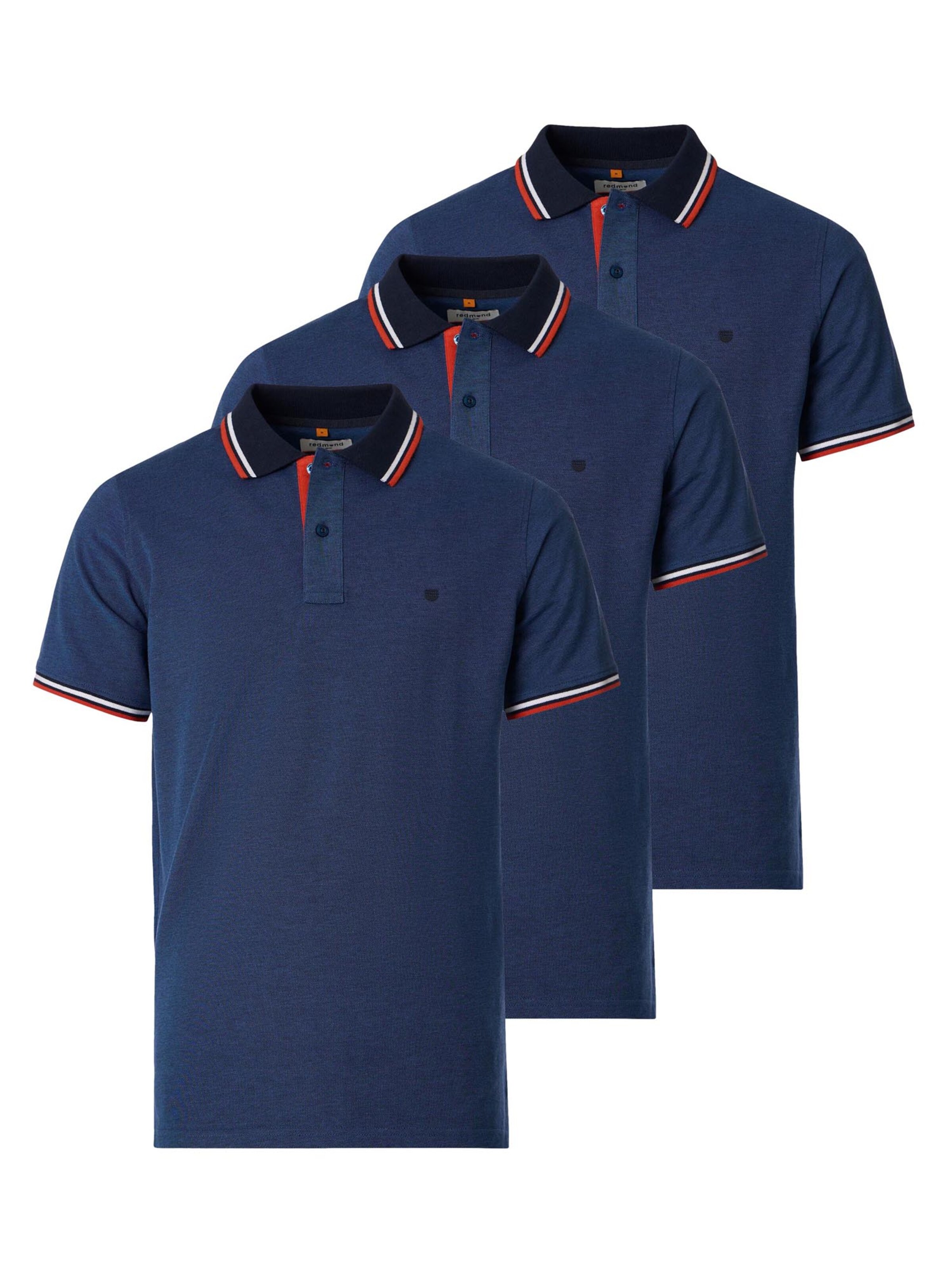 redmond Shirt 'Basic' in Blue: front
