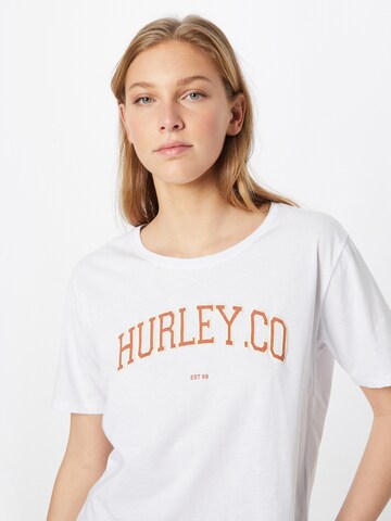 Hurley - Camiseta funcional en blanco