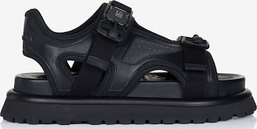 DOLCE & GABBANA Sandale in Schwarz: Vorderseite