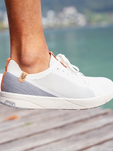 SAOLA Schnürschuh 'Cannon Knit 2.0 M White Grey'‌‌‌‌‌‌‌‌‌ in Grau