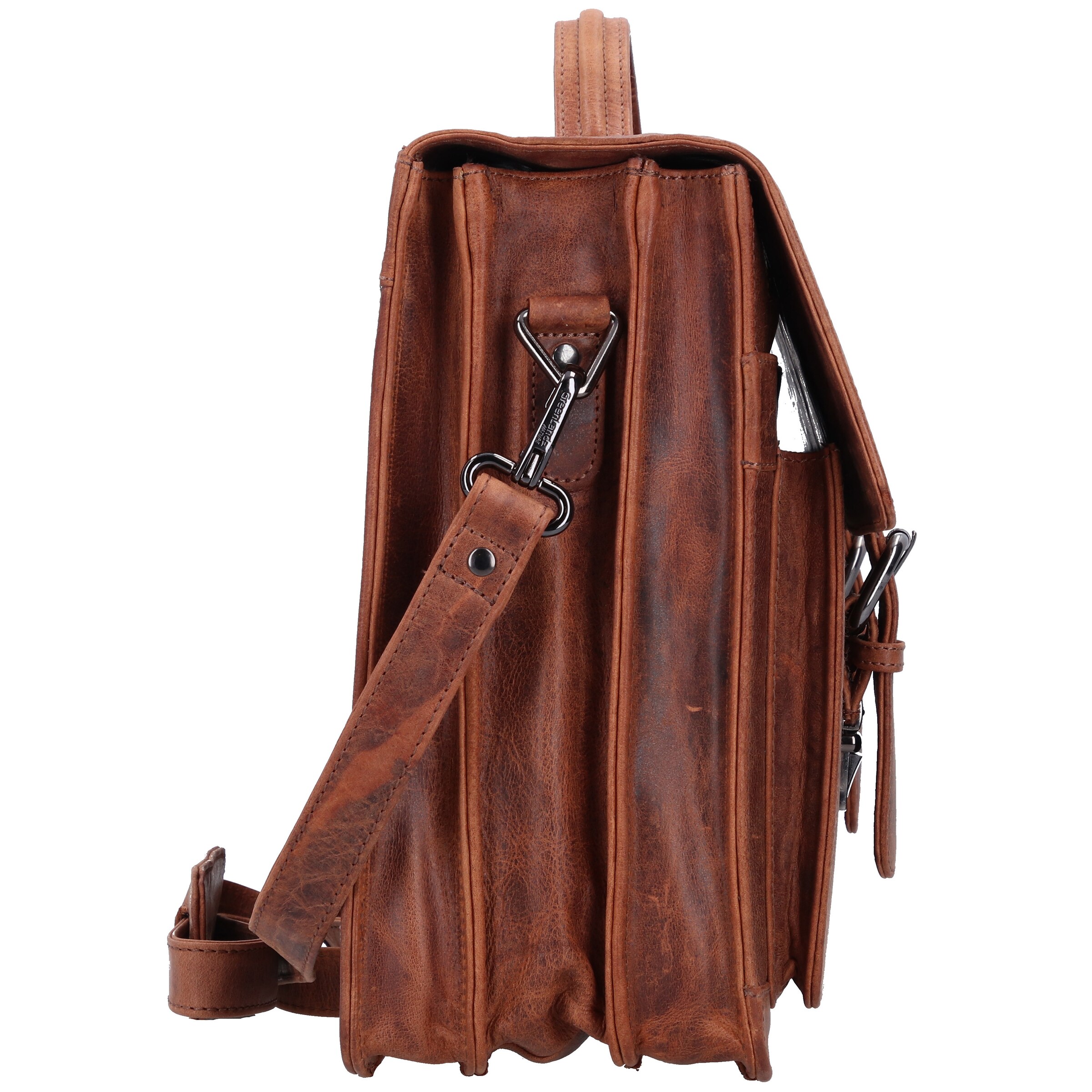 Borsa portadocumenti 'Montana' di Greenland Nature in marrone