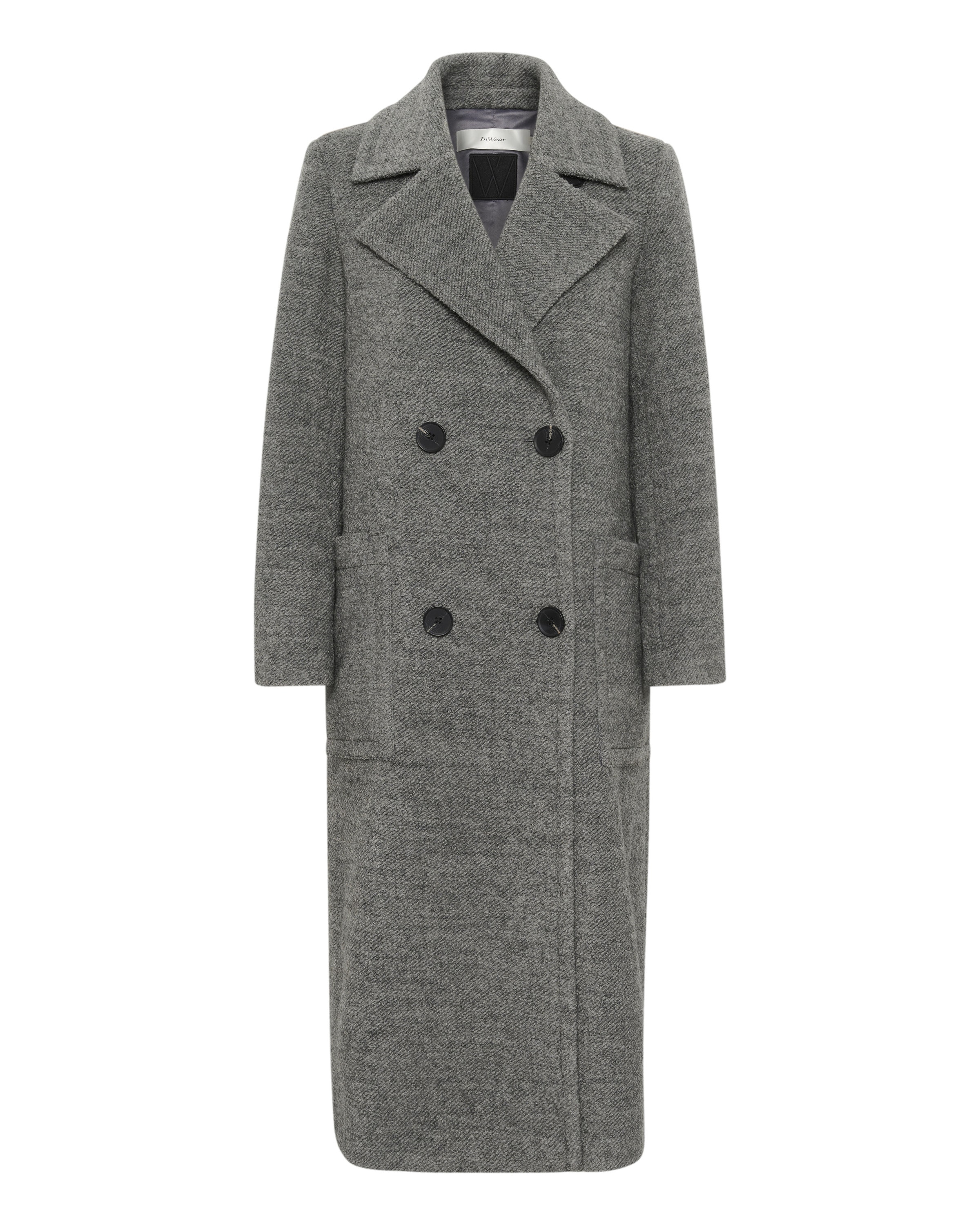 InWear Between-seasons coat 'Yum' in Grey: front