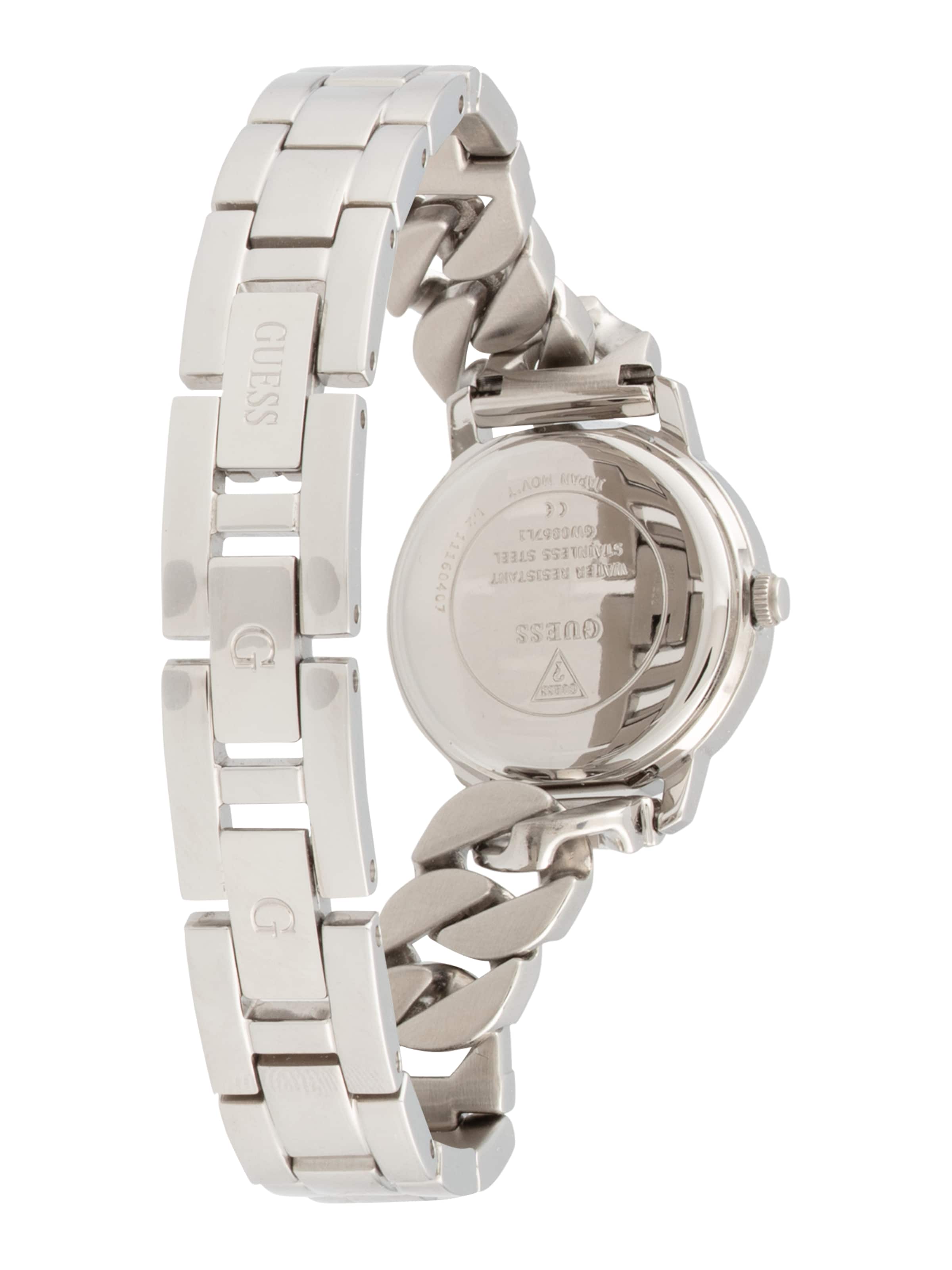 GUESS Uhr 'BEJEWELED' in Silber