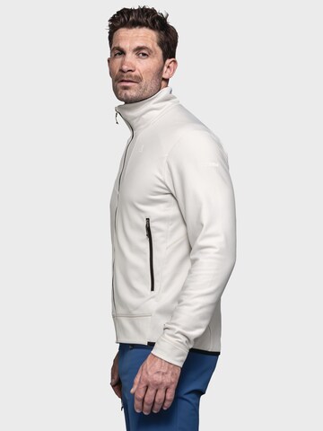 Schöffel Athletic fleece jacket 'Blaueis' in Beige