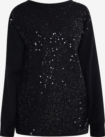 usha BLACK LABEL Sweater 'Nowles' in Black: front