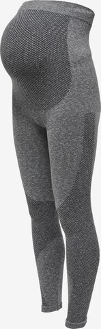 Only Maternity Skinny Workout Pants 'MALTEA' in Grey