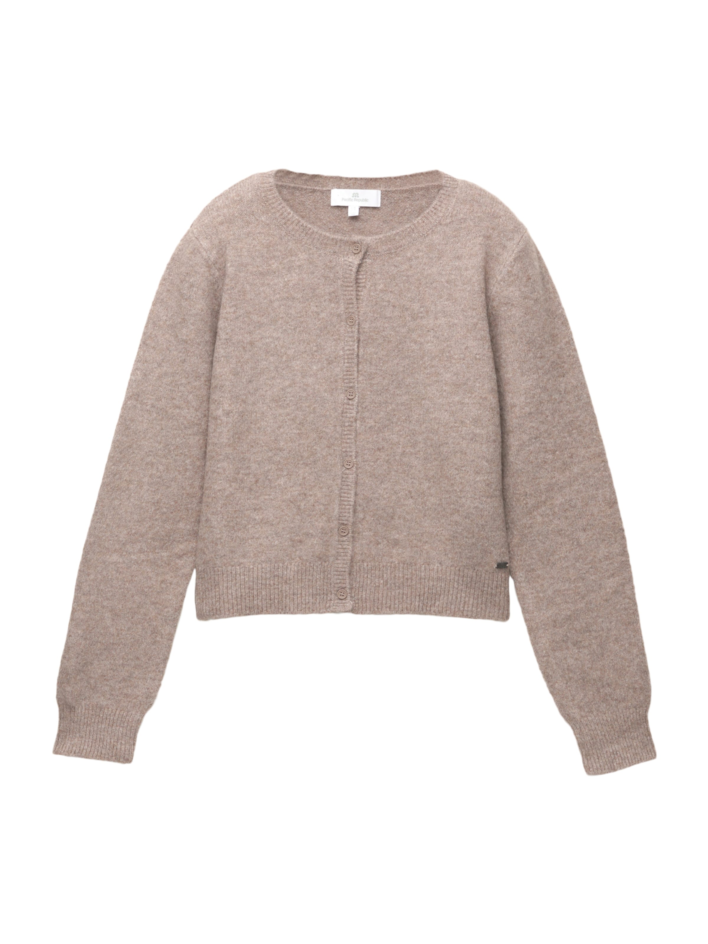 Pull&amp;Bear Gebreid vest in Bruin: voorkant