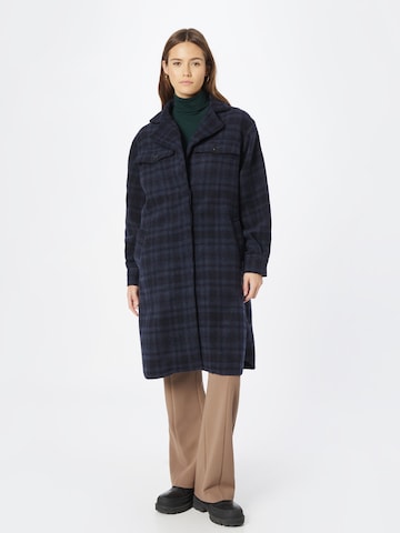 Maison 123 Between-seasons coat 'MORGANE' in Blue: front