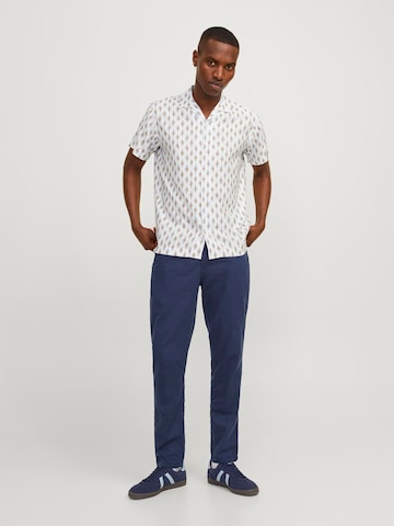 JACK & JONES - Regular Calças chino 'ACE SUMMER' em azul