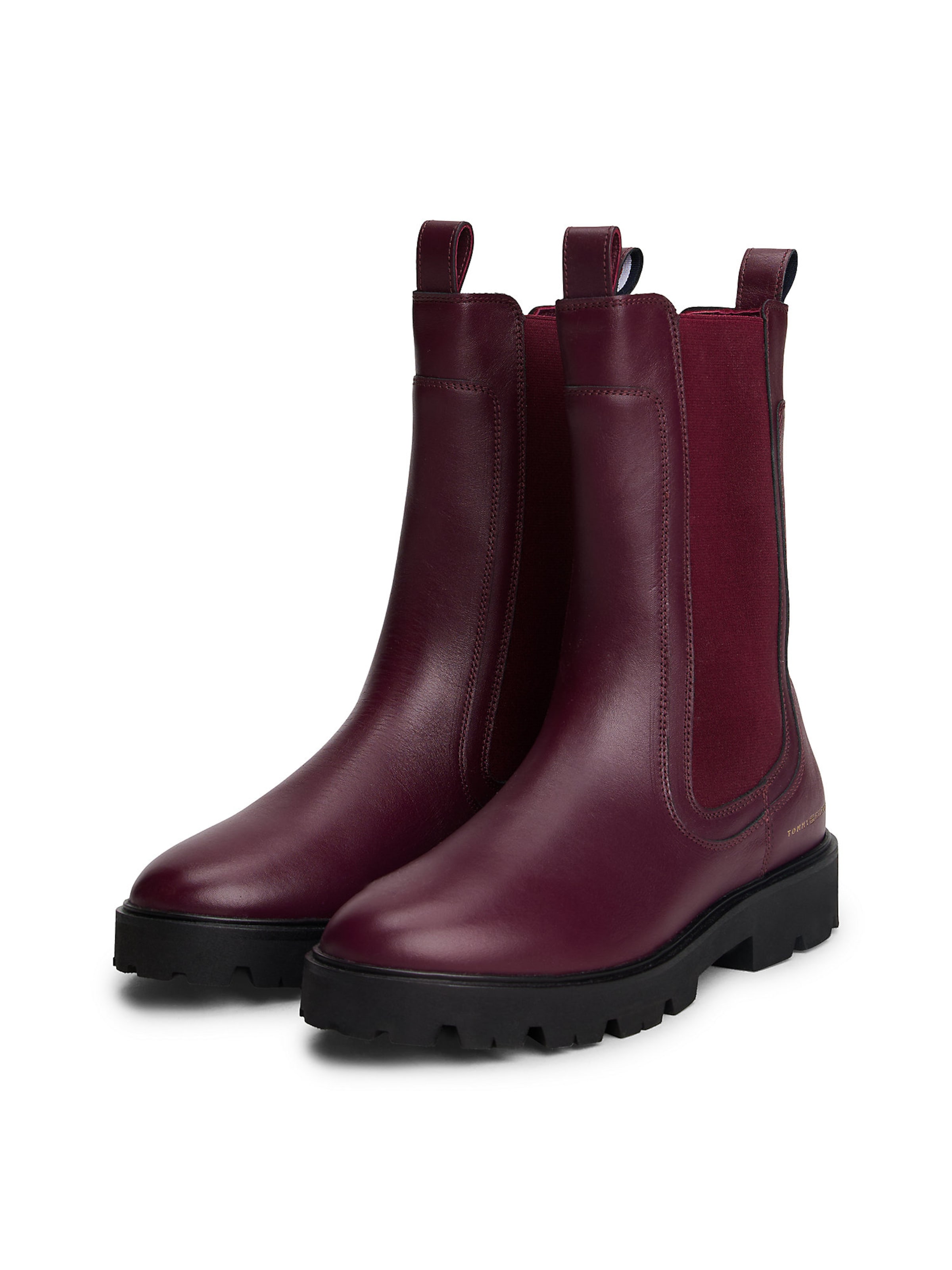 TOMMY HILFIGER Chelsea boots in Red