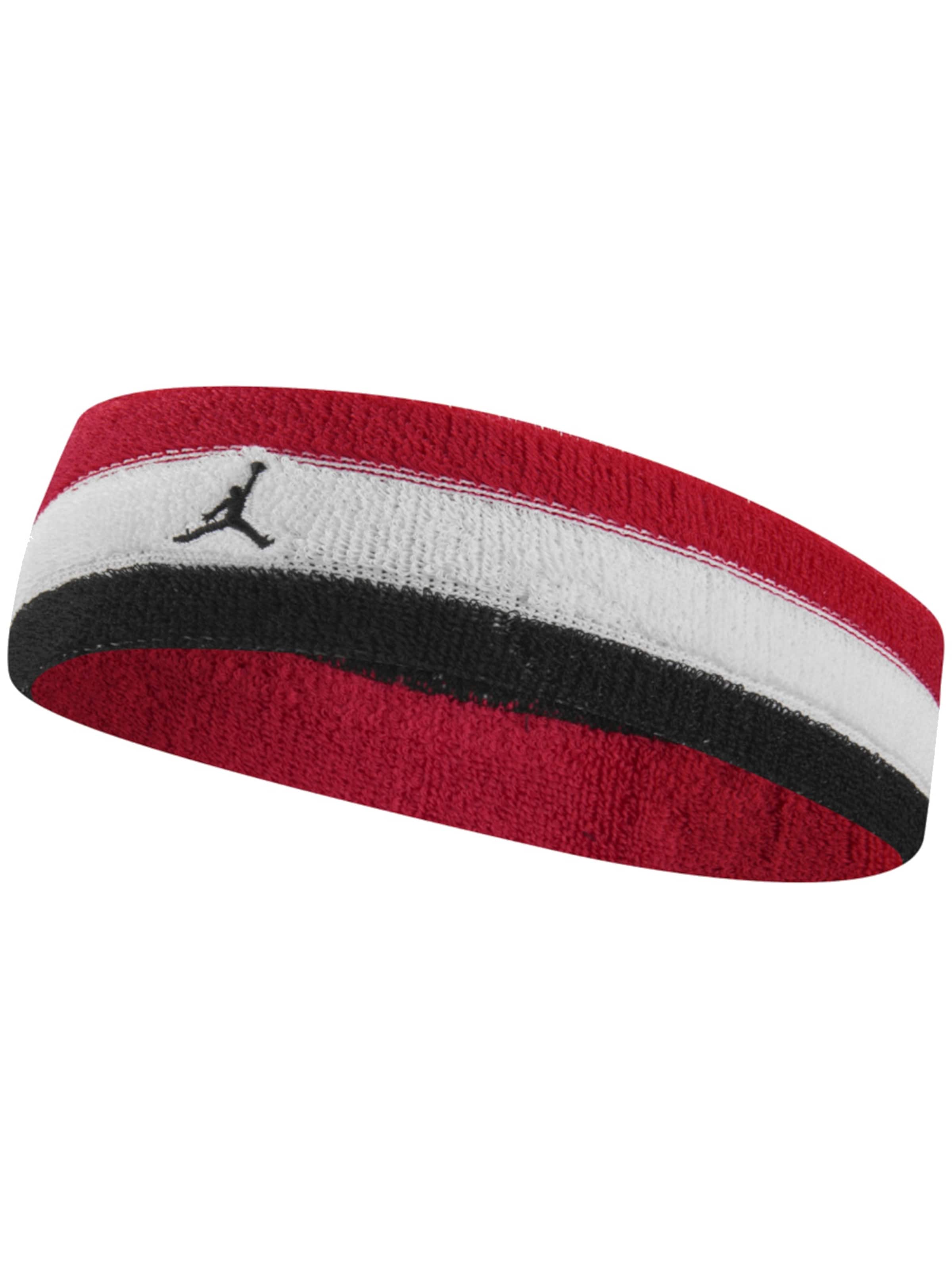 Jordan Athletic Headband in White: front
