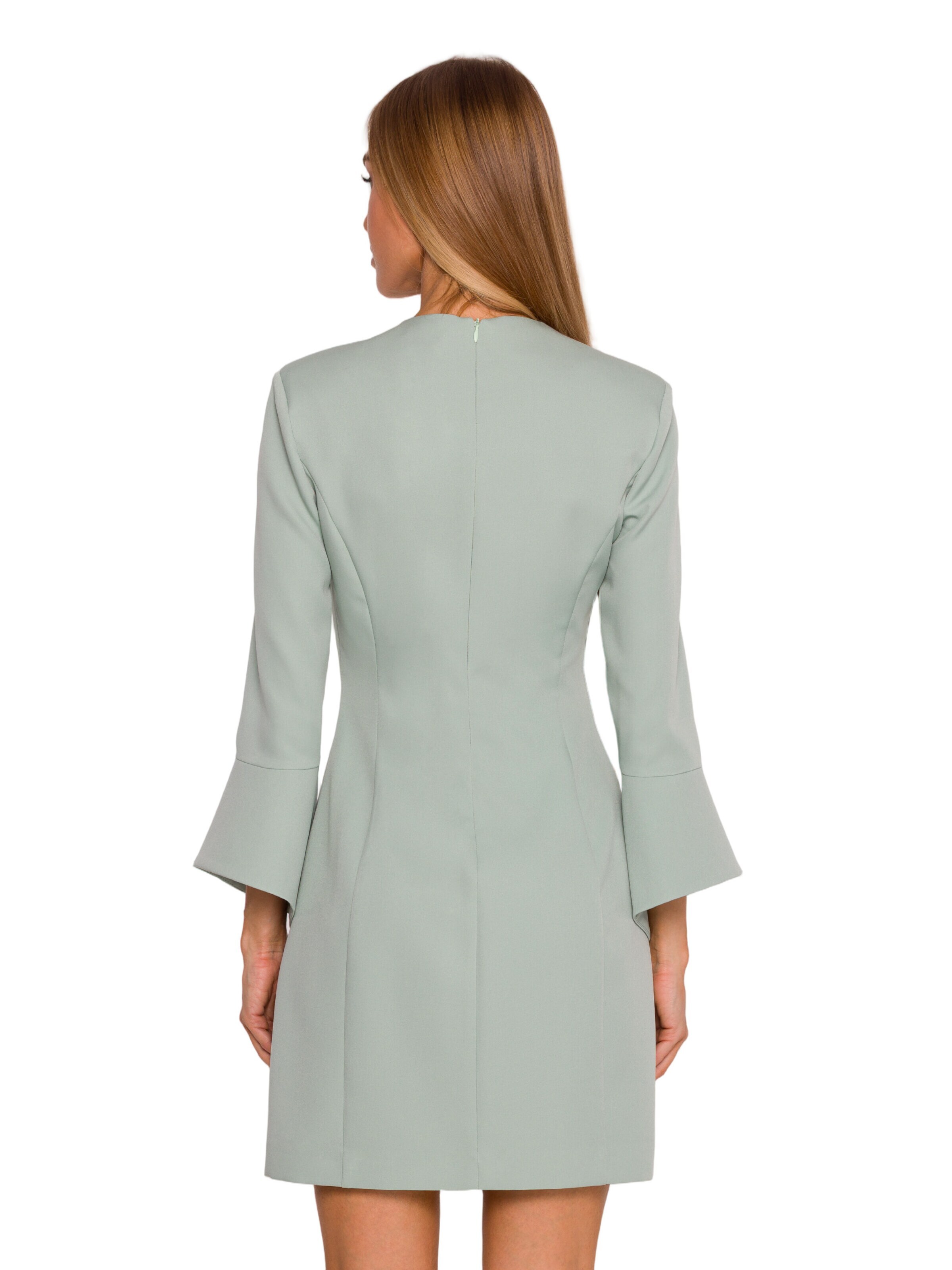 Rochie 'Sukienka z szerokimi mankietami' de la made of emotion pe verde