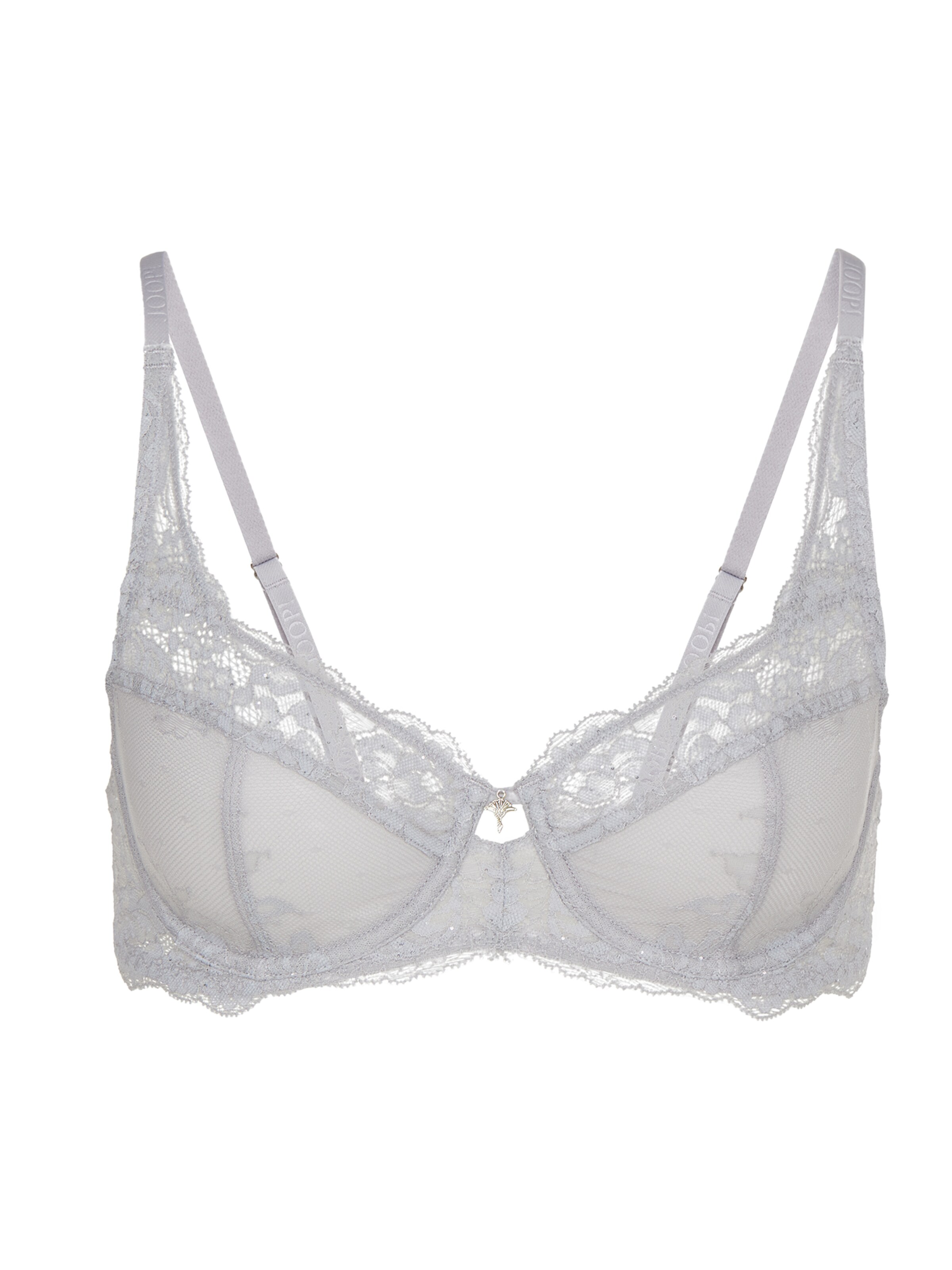 JOOP! T-Shirt Bügel-BH ' Alluring High Apex ' in Grau: Vorderseite