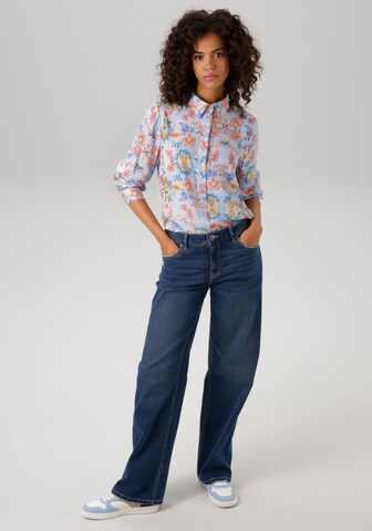 Aniston CASUAL Bluse in Blau
