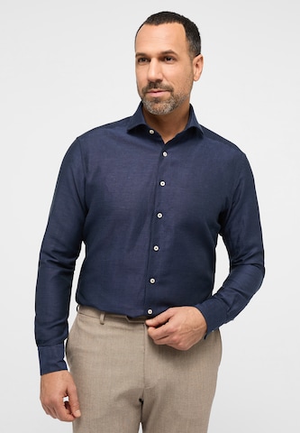 ETERNA Regular fit Button Up Shirt in Blue: front