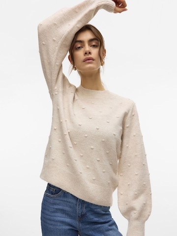 VERO MODA Pullover 'VMFrancesca' i beige