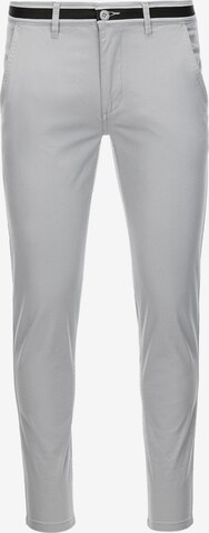 Ombre Regular Chino Pants 'P156' in Grey: front