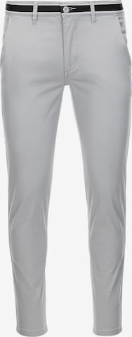 Pantalon chino 'P156' Ombre en gris : devant