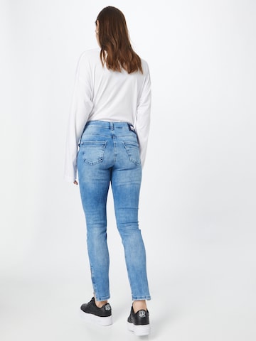 MAC Skinny Jeans 'Rich' in Blauw