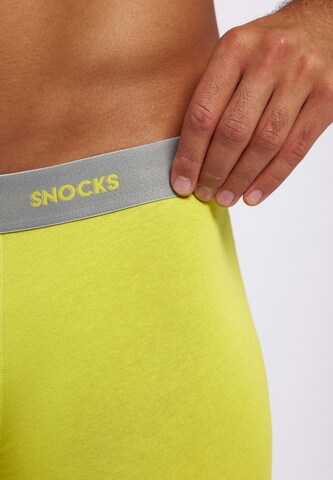 SNOCKS Boxer shorts in Yellow