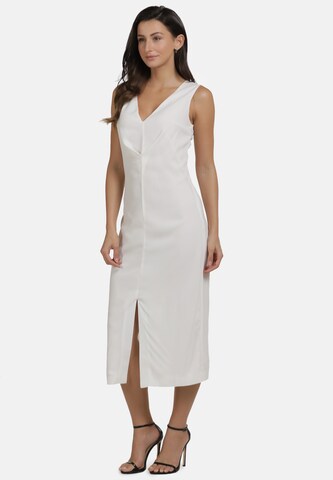 usha WHITE LABEL Zomerjurk in Wit: voorkant