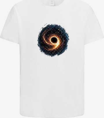 HUSKSWARE Shirt 'Grafik' in Weiß: Vorderseite