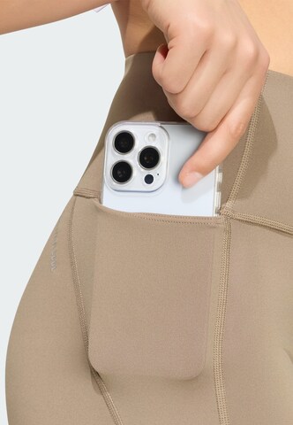 ADIDAS PERFORMANCE Skinny Sportbroek 'Essentials' in Beige