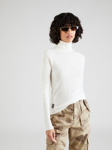 Pull-over 'Core' G-Star RAW en blanc : devant