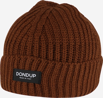 Dondup Σκούφος 'CAPPELLO' σε καφέ: μπροστά